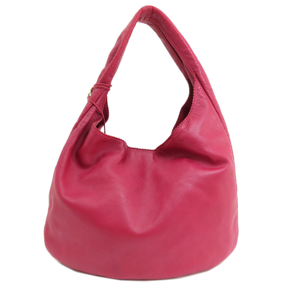 Loewe Bag Leather Hobo Anagram Shoulder Black